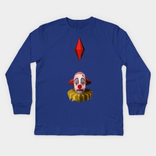 Sunny the Tragic Clown Kids Long Sleeve T-Shirt